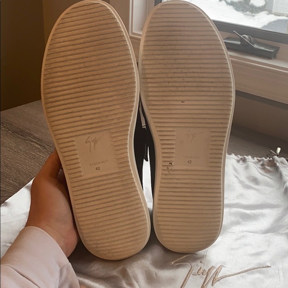 Designer giuseppe black dress sneakers - Picture 3 of 6